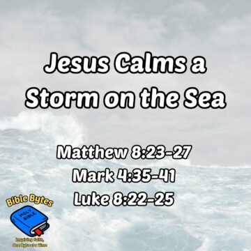 Thumbnail for Jesus Calms a Storm on the Sea