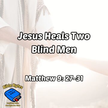 Thumbnail for Jesus Heals Two Blind Men