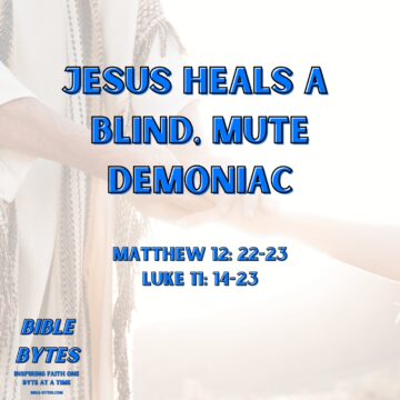 Thumbnail for Jesus Heals a Blind, Mute Demoniac