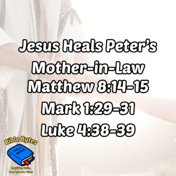 Thumbnail for Jesus Heals Peter’s Mother-in-Law