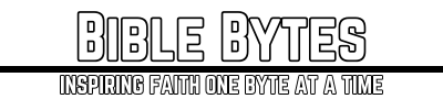Logo for Bible Bytes: Inspiring Faith One Byte at a Time